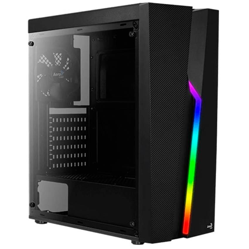 Gabinete Aerocool Bolt 1 Fan Rgb Negro Mid Tower